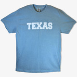 TYLER'S Texas Comfort Tee Ice Blue front view