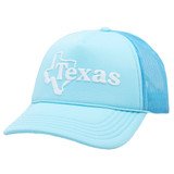 American Needle Texas Valin Foam Trucker Hat in navy and white colorway