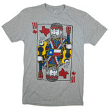 Outhouse Designs King of Texas Willie Nelson graphic tee in black