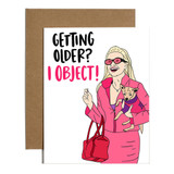 Brittany Paige Elle Woods Birthday Card with pink design and text
