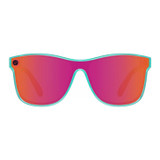 Blenders Dance Electric Sunglasses in Teal/ Hotpink mirror- Millenia colorway