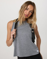 Vuori Women's Energy Tank Top - Heather Grey