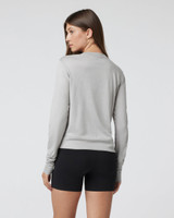 Vuori Women's Daydream Crew Long Sleeve Top - Light Heather Grey