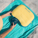 Sunshine Yellow Beach Pillow