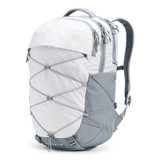 New Red Quilted Patent Leather Small Plexiglass Boy Bag Women's Borealis Backpack Prada - TNF White Metallic/Mid Grey $ 99
