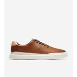 Cole Haan Men's GrandPrø Rally Laser Cut Sneaker - British Tan/ Ivory
