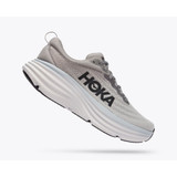 New Hoka One One Men's Bondi 8 Running Shoes in the Sharkskin/ Harbor Mist colorway