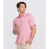 Southern Shirt Men's Heather Madison Stripe Polo in Zoom Pink colorway