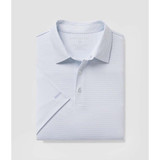 Southern Shirt Men's Heather Madison Stripe Polo in Powder Blue colorway