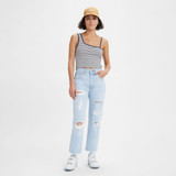 New Levi's Women's 501 Crop Jeans - Indigo Worn $ 79.5