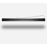 The Ridge Aluminum Money Clip Wallet Black side view