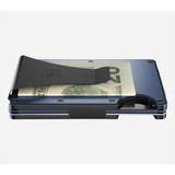 Aluminum Money Clip Wallet - Navy