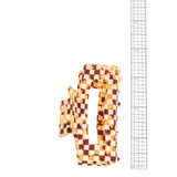 Checkered 3-Pack Hair Claw Clips