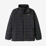 Patagonia Kids' Down Sweater Jacket Black front view