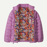 The Patagonia Kids' Down Sweater Jacket in Brisk Purple