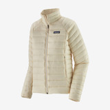 Patagonia Women's Down Sweater Jacket Wool White front view