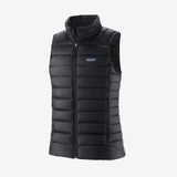 Patagonia Women's Down Sweater Vest Black front view