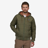 Men's Box Quilted Hooded Jacket