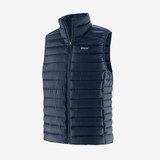 Patagonia Men's Down Sweater Vest in New Navy back view