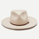 Wyeth Women's London Hat in taupe, angled side view