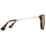 Blenders North Park X2 Sunglasses in Brandy Night side angle