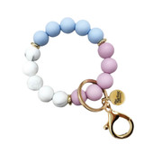 New The Darling Effect Silicone Beaded Keychain Wristlet - Periwinkle Skies $ 22