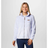 Columbia Women's Fire Side II Sherpa Full Zip Fleece Jacket in Snowdrift colorway