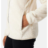Columbia Women's Fire Side II Sherpa Full Zip Fleece Jacket in Chalk back view