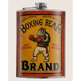 New Trixie & Milo Boxing Bear Brand Flask $ 28.99