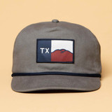 Men's Texas Hills Flag Guadalupe Snapback - Slate Grey