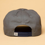 Texas Hill Country Provisions Guadalupe Snapback Slate Grey side view