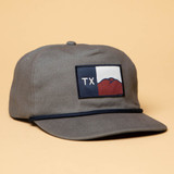 Men's Texas Hills Flag Guadalupe Snapback - Slate Grey