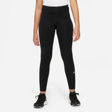 Girls' Dri-FIT One Leggings in Black colorway