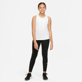 Girls' Dri-FIT One Leggings in Black colorway