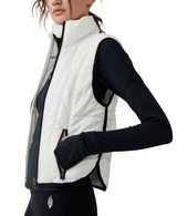 FP Movement Women's Run This Puffer Vest in white colorway