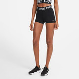 Nike Women's Pro 3" Shorts in Black side view