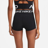 Nike Women's Pro 3" Shorts in Black detail view