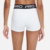 Nike Women's Pro 3" Shorts in White back view