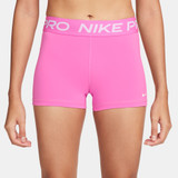 Nike Women's Pro 3" Shorts in Playful Pink back view