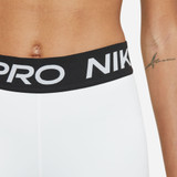 Nike Women's Pro 3" Shorts in White detail view