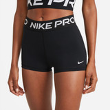 Nike Women's Pro 3" Shorts in Black back view