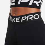 Nike Women's Pro 3" Shorts in Black detail angle