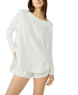 FP Movement Women's Simply Layer Long Sleeve Top in ivory colorway