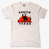 The Austin Bronco Short Sleeve Tee in White
