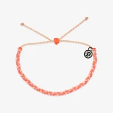 Pura Vida Mini Braid Bracelet in Pink Sherbet