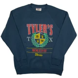 TYLER'S Harvard Crew Sweatshirt in gray with crew neckline detail