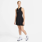 Nike Women's Dri-FIT Advantage Tennis Dress in Black colorway