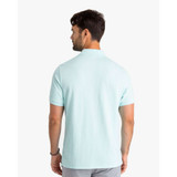Southern Tide Men's Skipjack Polo Baltic Teal front
