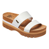 Reef Women's Cushion Vista Higher Platform Sandals in Cloud