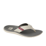 Reef Men's Santa Ana Flip Flops Flip Flops in Tan/Grey/Maroon
